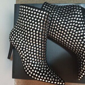 INC Black Studded Boots